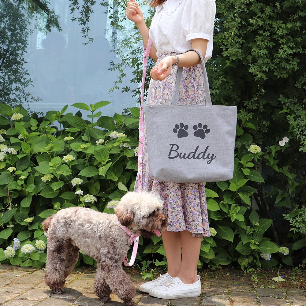 Gepersonaliseerde Canvas Tas - Ideale cadeaus - Hondenhoek Online Shop winkel voor hond en baasje!