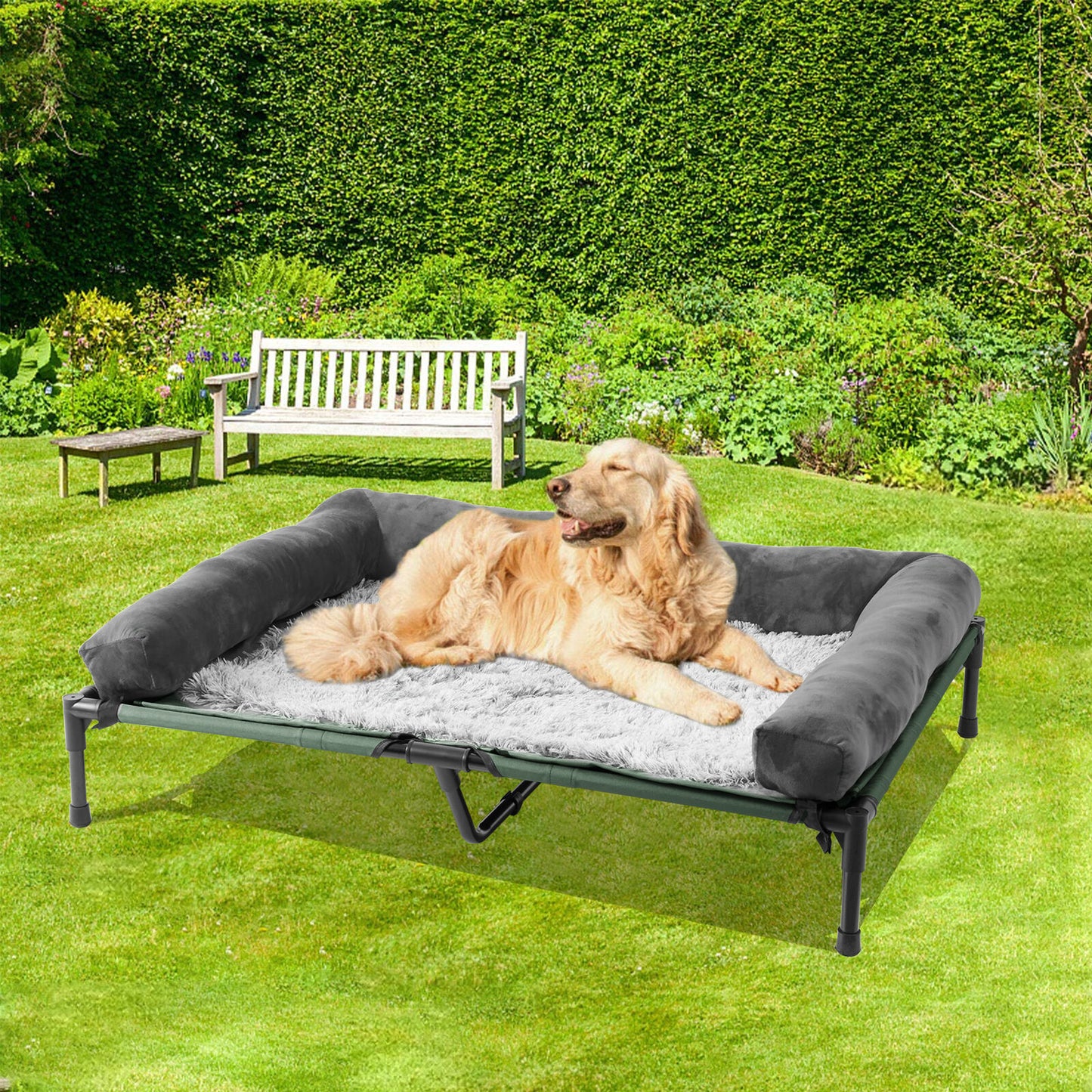 PETZZ Premium Ligbed voor Grote Honden - Hondenbedden Kopen online - WOEF Boetiek Hondenhoek Anny Shah