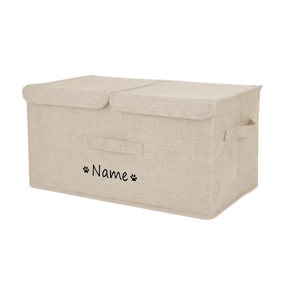 Close-up van de opdruk met gepersonaliseerde naam op de voorkant