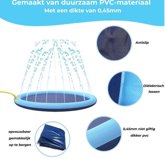 Petzz Water Sprinkler - Verkoeling en zwemplezier voor uw hond