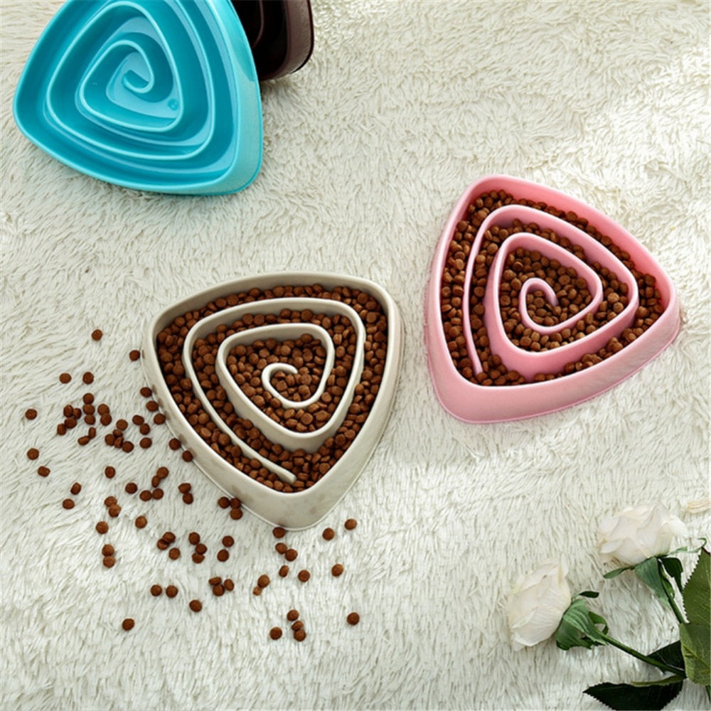 PETZZ Diamant Anti-Schrok Voederbak - Heerlijk Eten - Hondenhoek