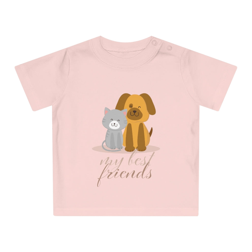 Best Friends Baby T-shirt - Baby en Kinderkleding - Hondenhoek.com