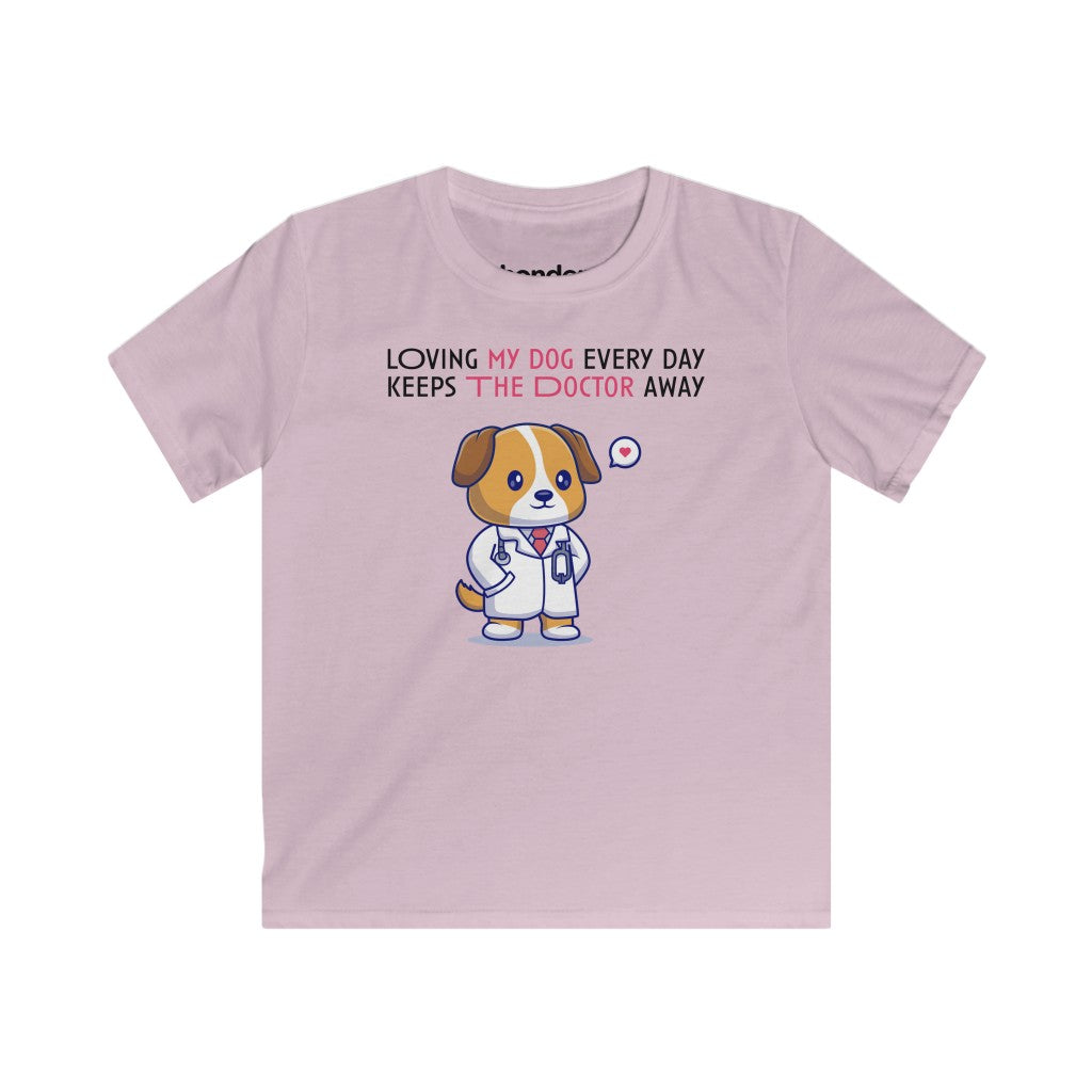 Schattige Print met Hond voor Kinderen - T-Shirts - Hondenhoek.com