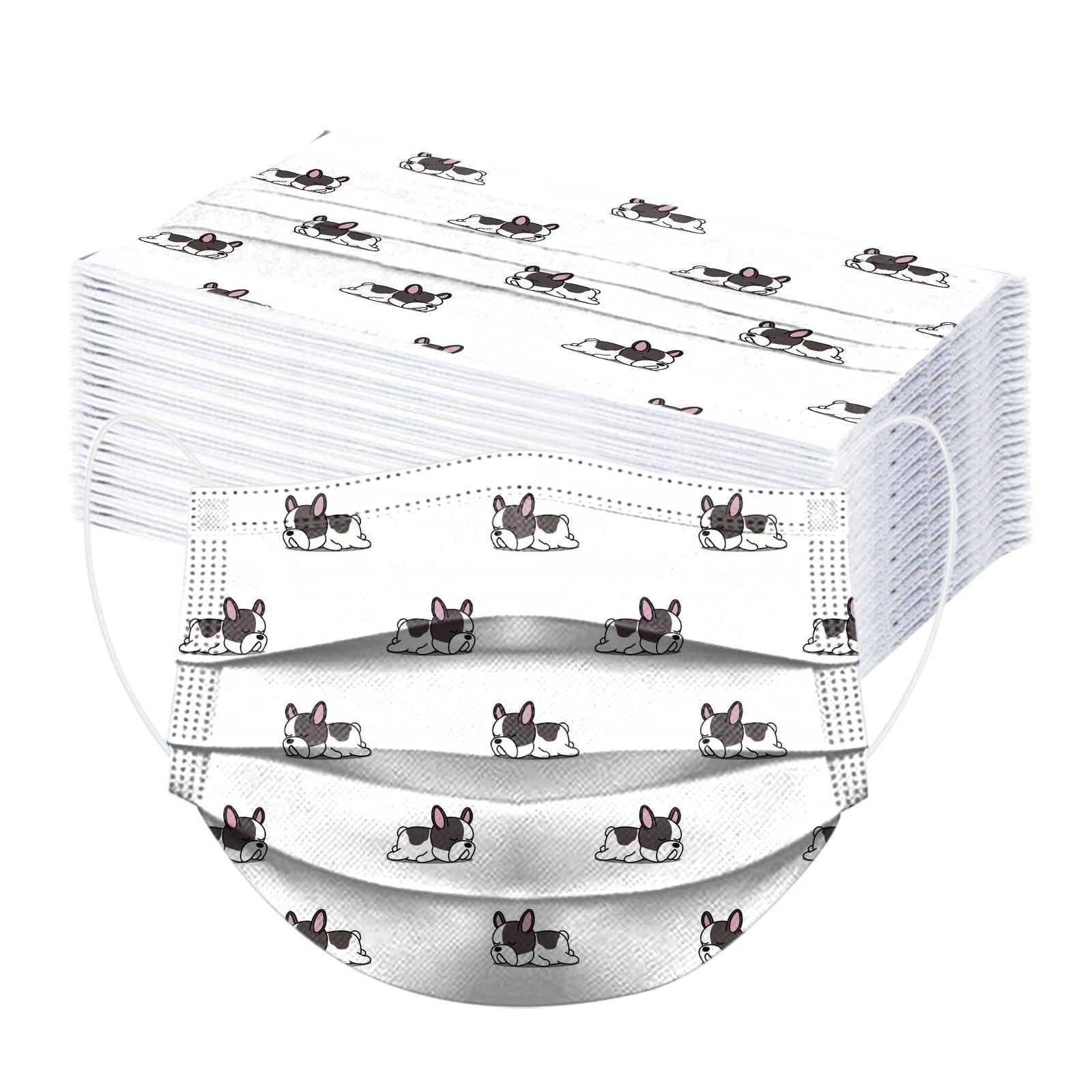 PETZZ Wegwerp Mondmasker met Leuke Print - Online Mondkapjes - WOEF