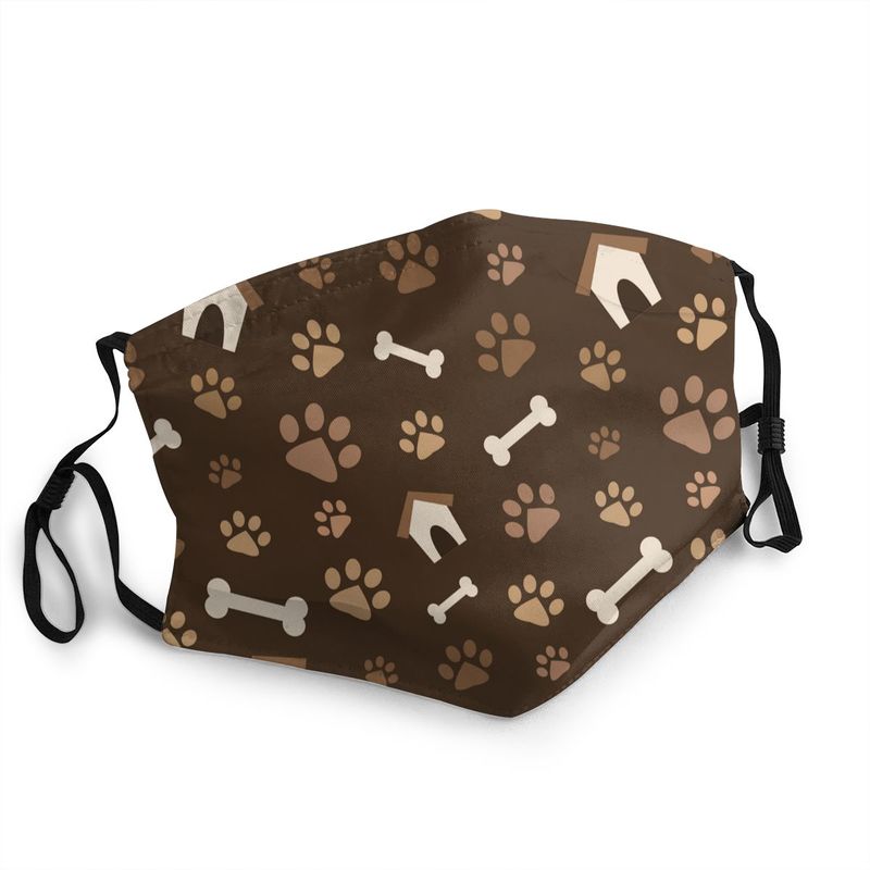 PETZZ™ Mondmasker met Hondenpootjes print