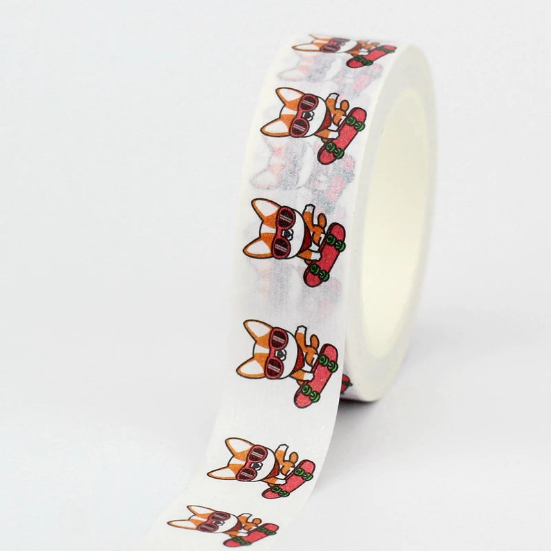 Decoratieve Tape met Corgi Print
