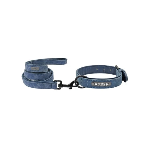 Gepersonaliseerde Lederen Halsband - Honden Halsband - Hondenhoek