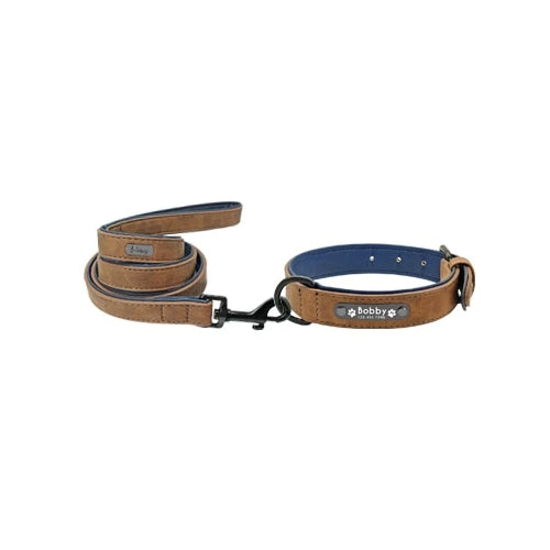 Gepersonaliseerde Lederen Halsband - Honden Halsband - Hondenhoek