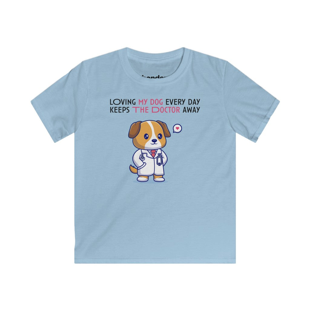 Schattige Print met Hond voor Kinderen - T-Shirts - Hondenhoek.com