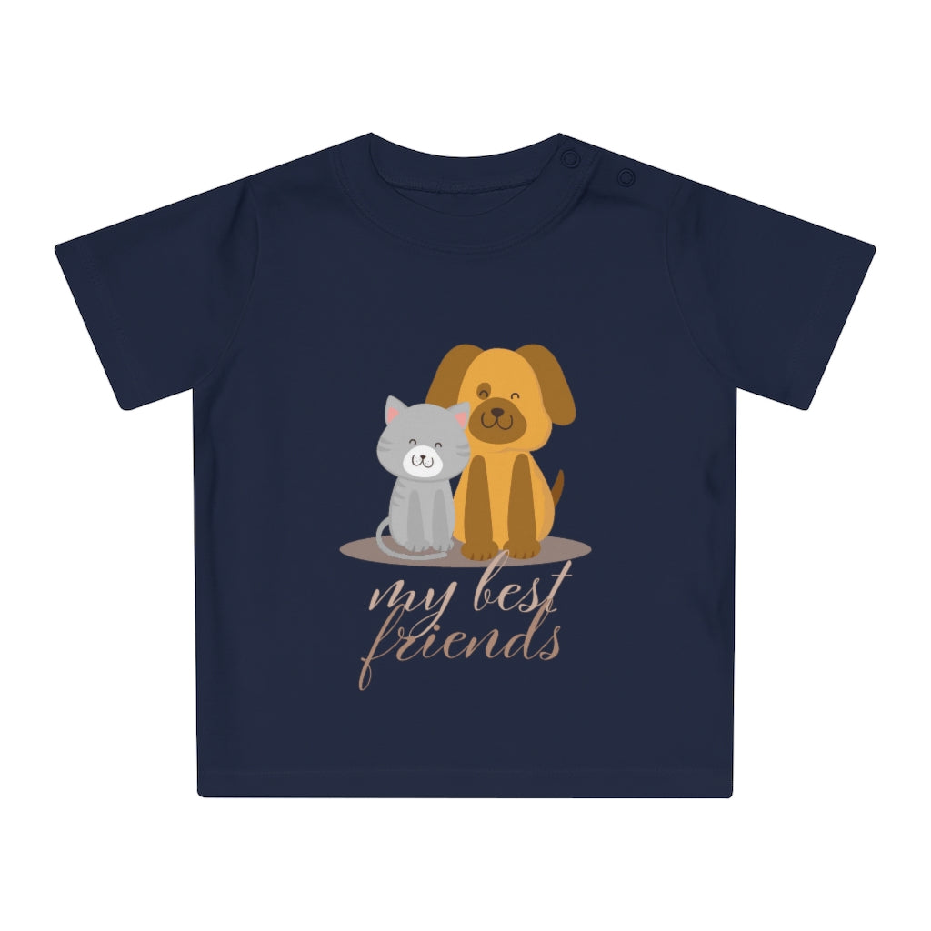 Best Friends Baby T-shirt - Baby en Kinderkleding - Hondenhoek.com