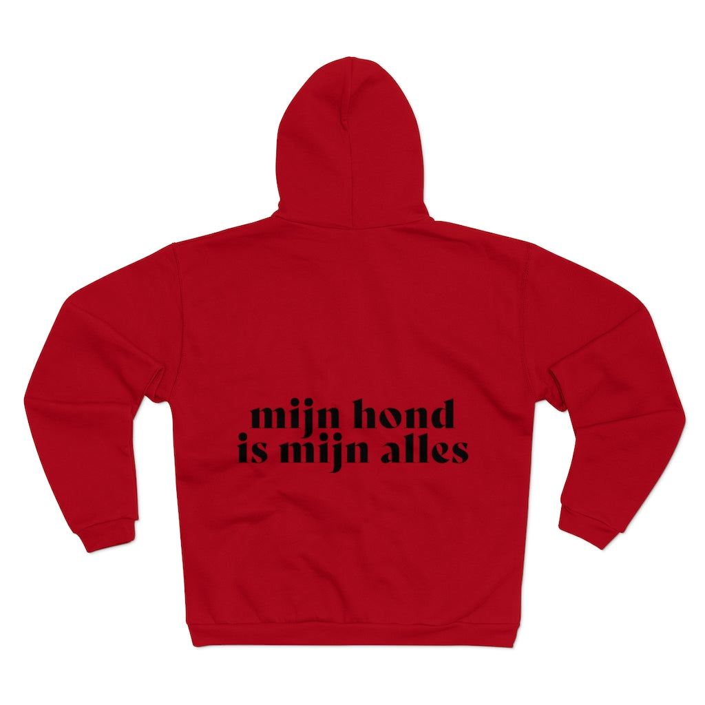Mijn Hond is Mijn Alles Hoodie met Ritssluiting - Kleding - Hondenhoek
