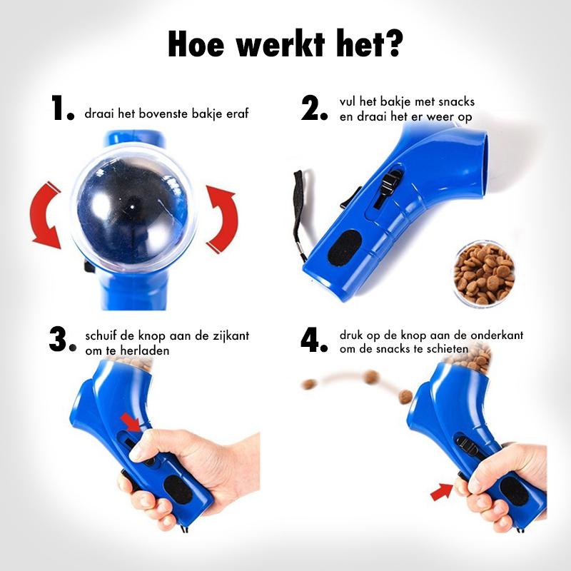 PETZZ SnackLauncher PRO - Hondentraining - Hondenhoek