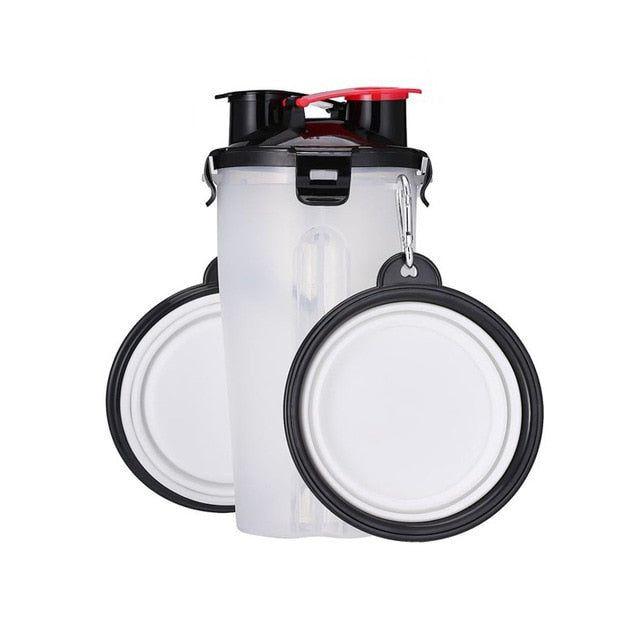 2 in 1 Water en Voedsel Container - Makkelijk op pad met de Hond