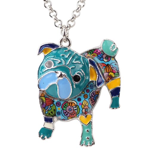 Artsy Bulldog Kleurrijke Ketting - Sieraden voor Baasje - Hondenhoek