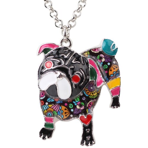 Artsy Bulldog Kleurrijke Ketting - Sieraden voor Baasje - Hondenhoek
