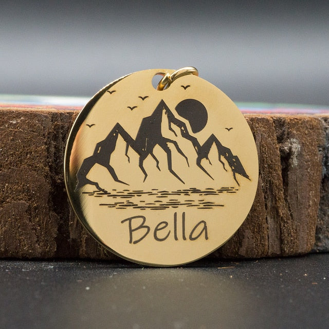 PETZZ Deluxe Gepersonaliseerde Stylish Naambadge - Hondenhoek.com