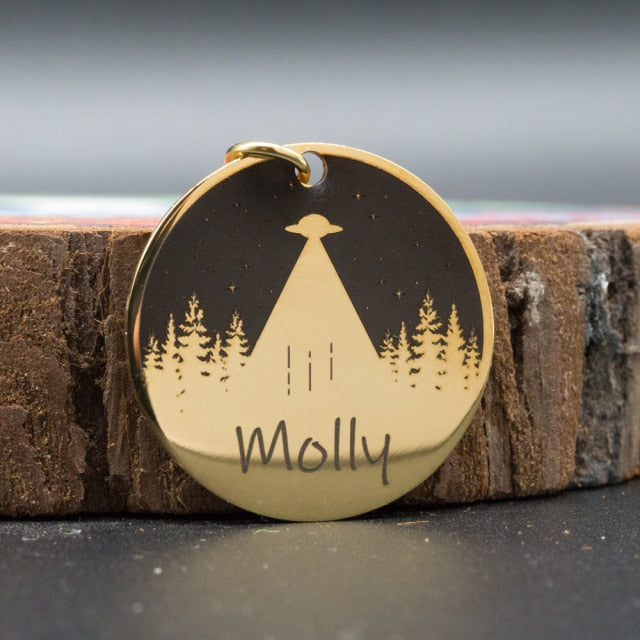 PETZZ Deluxe Gepersonaliseerde Stylish Naambadge - Hondenhoek.com