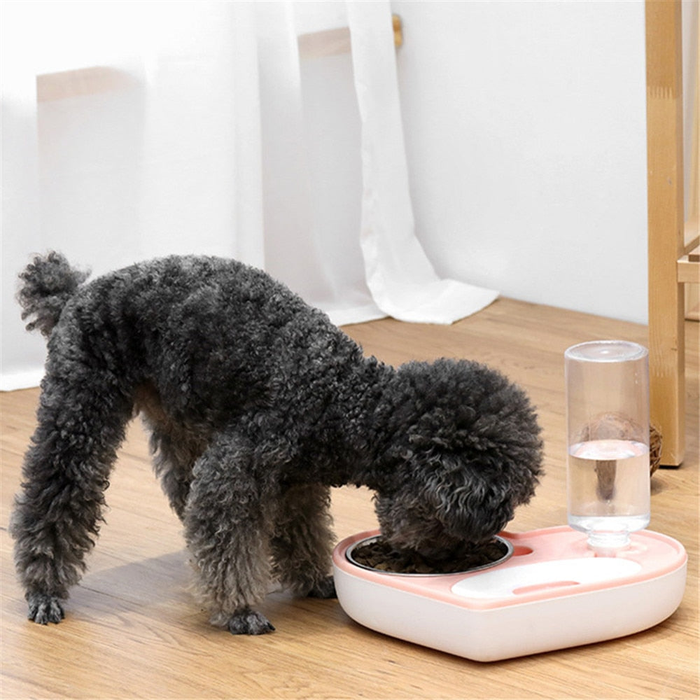 2-in-1 Voeder- en Drinkbak - Online Hondenwinkel - Hondenhoek