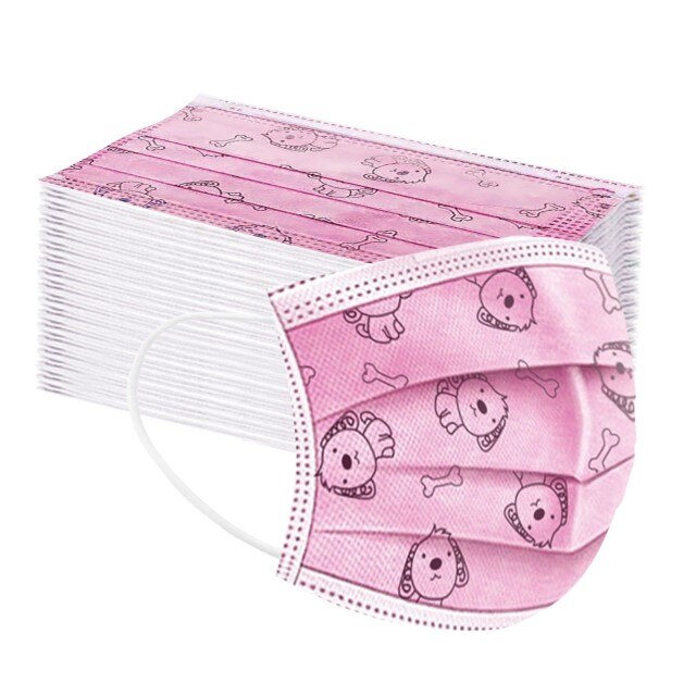 PETZZ Kids Wegwerp Mondmasker met Print - Mondkapjes online kopen