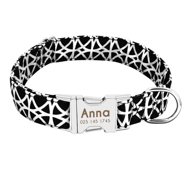 GEPERSONALISEERDE Halsband - Inclusief naam voor honden - WOEF Boetiek