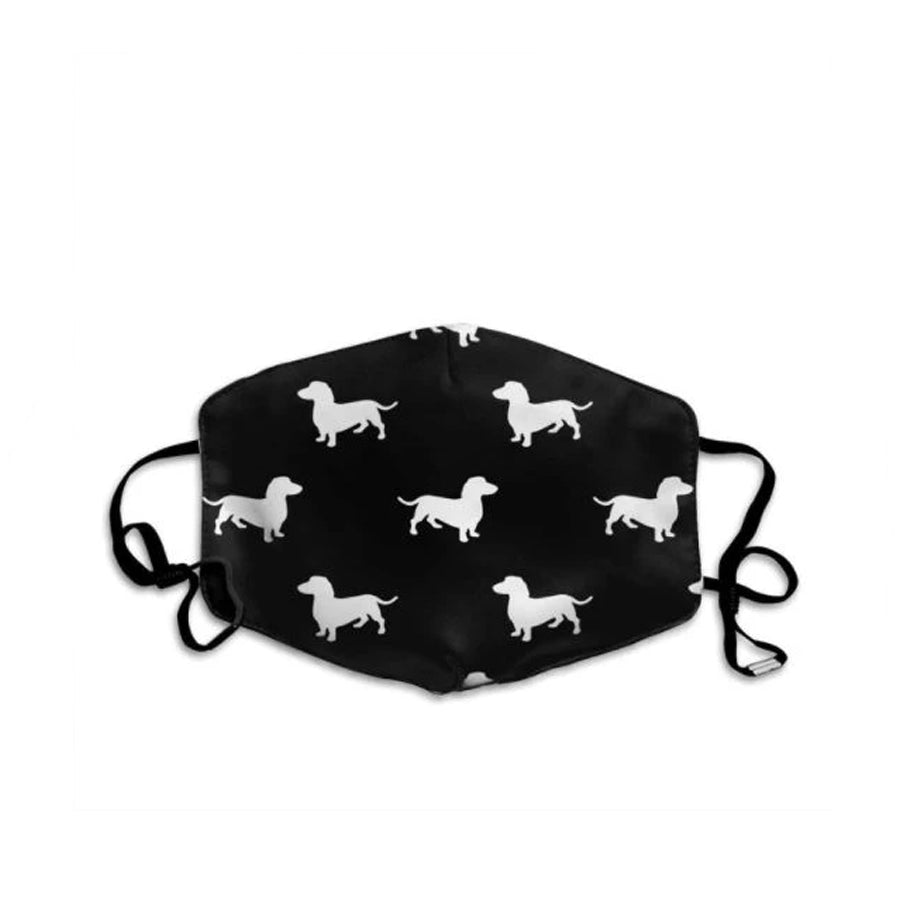 Teckel mondmasker - Wordt niet ziek - Blijf gezond Mondkapje Corona OV
