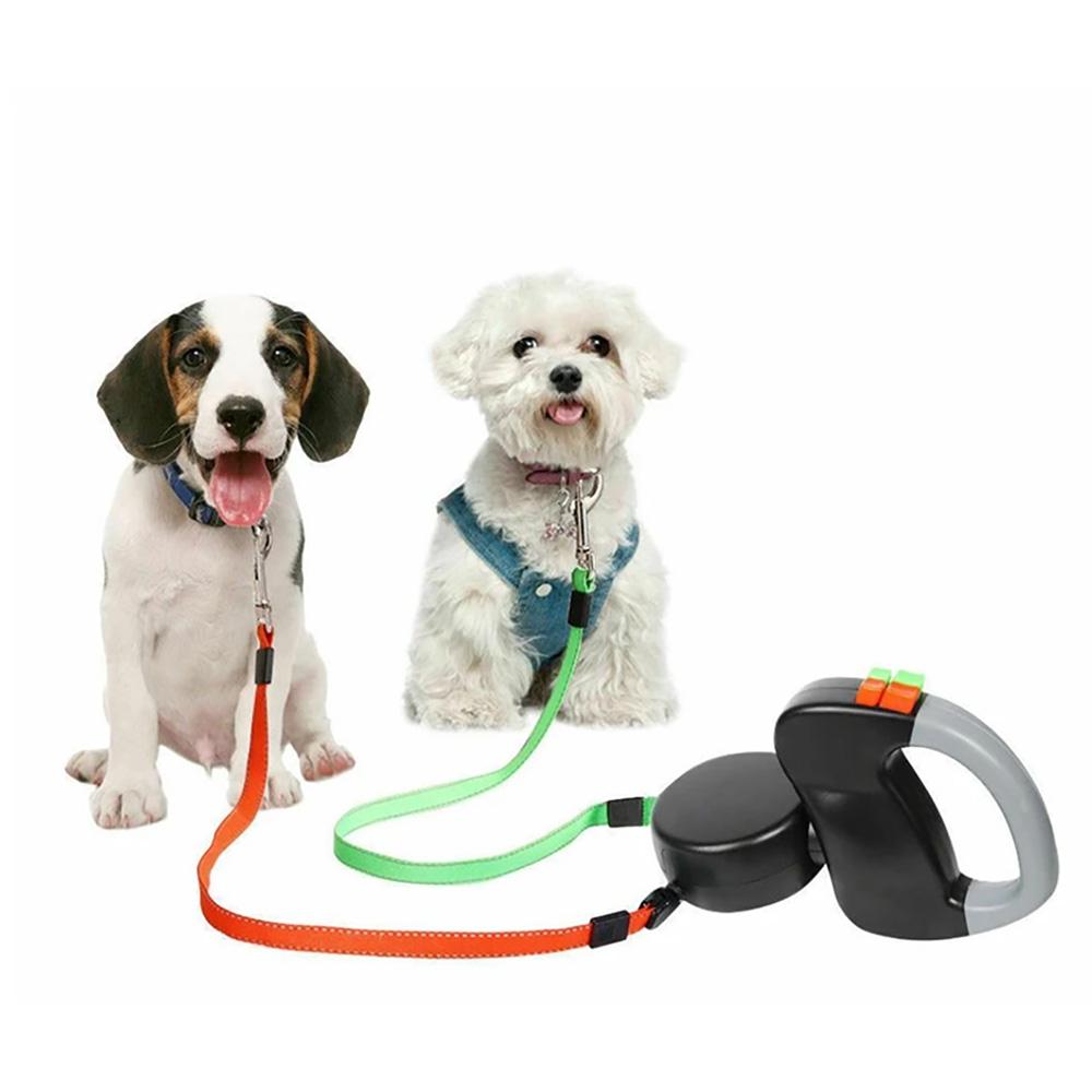 PETZZ Duo Riem - Handig bij Meerdere Honden - Hondenhoek Outlet