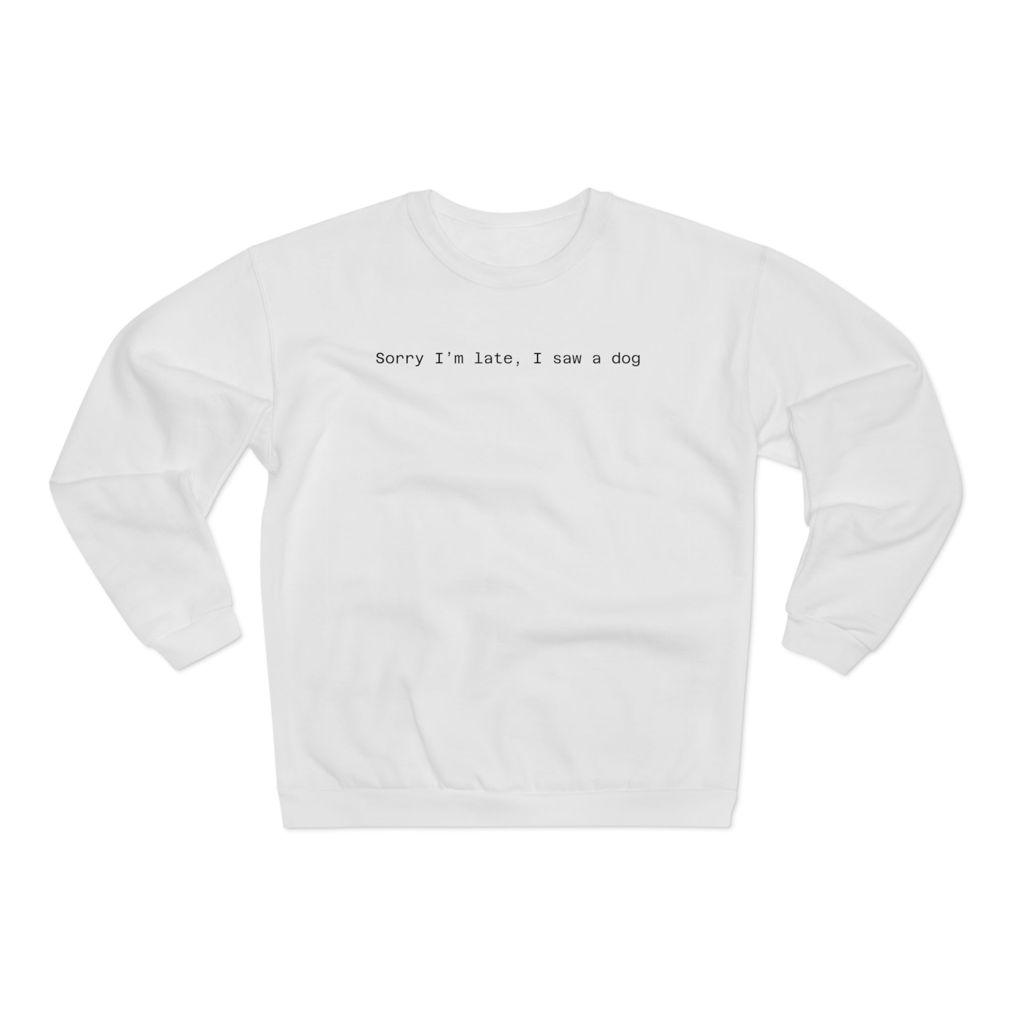 Sorry I'm Late, I Saw a Dog Sweater