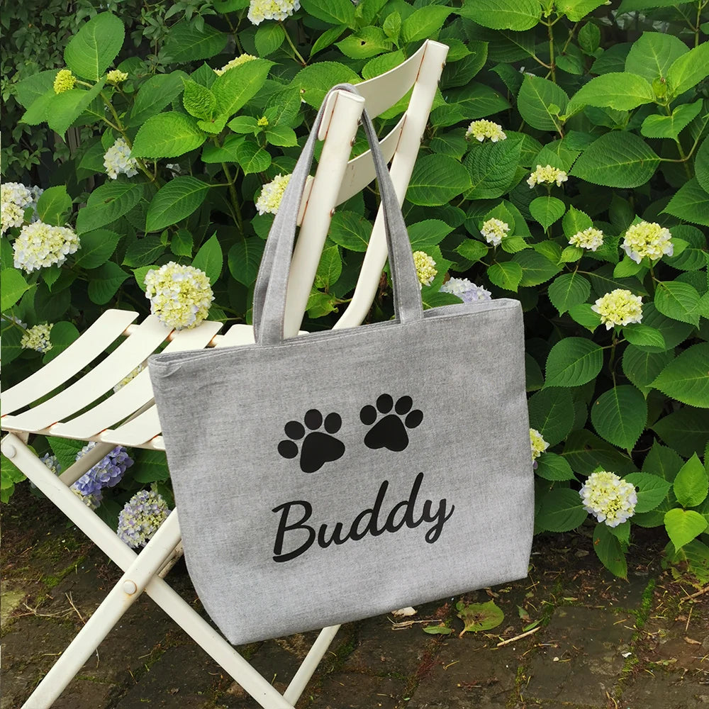 Gepersonaliseerde Canvas Tas - Ideale cadeaus - Hondenhoek Online Shop winkel voor hond en baasje!