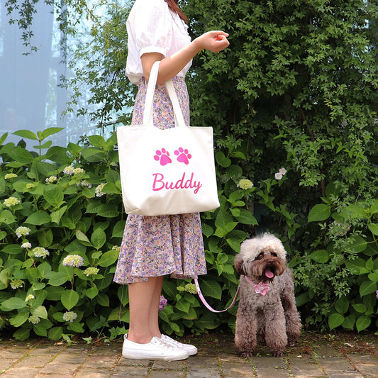 Gepersonaliseerde Canvas Tas - Ideale cadeaus - Hondenhoek Online Shop winkel voor hond en baasje!