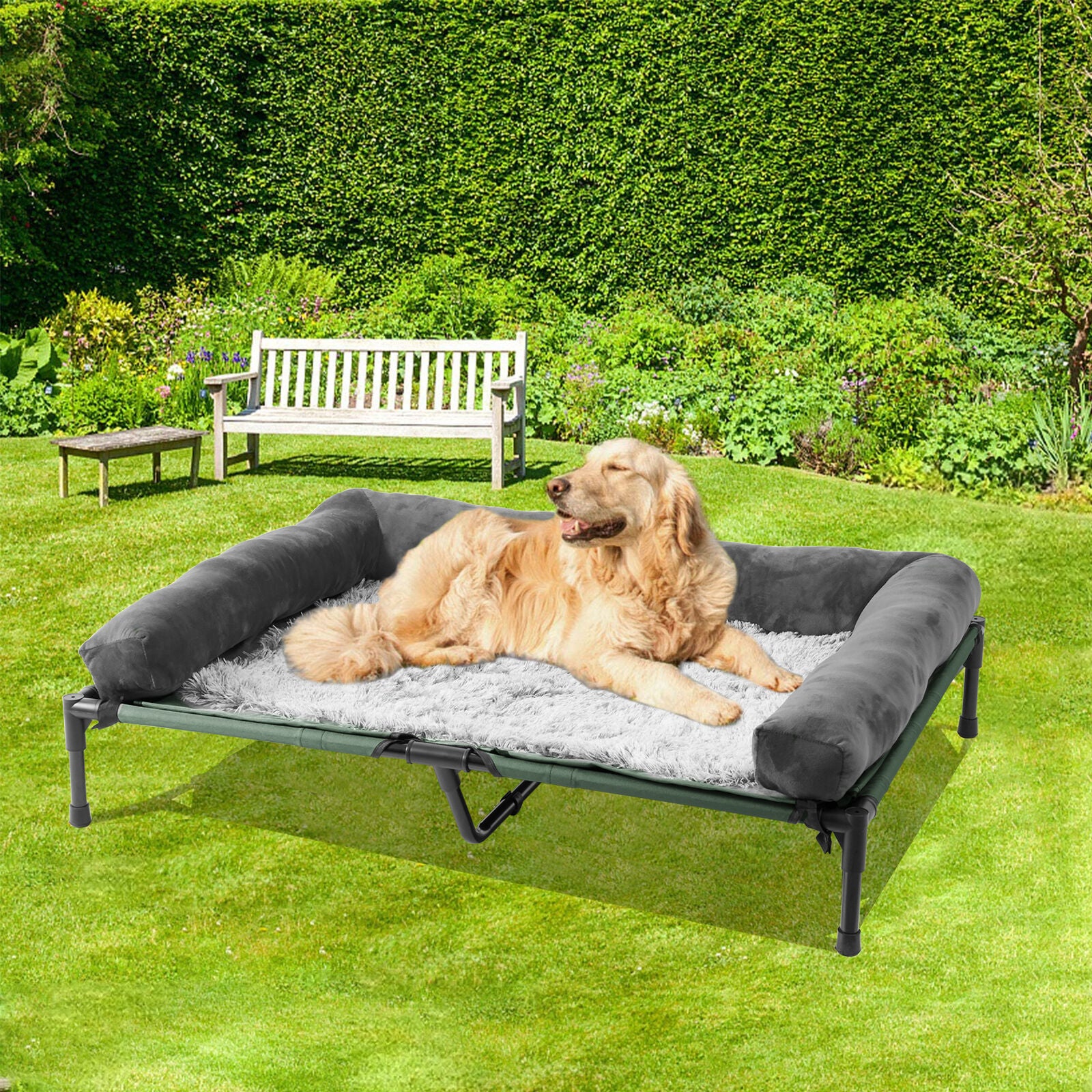 PETZZ Premium Ligbed voor Grote Honden - Hondenbedden Kopen online - WOEF Boetiek Hondenhoek Anny Shah