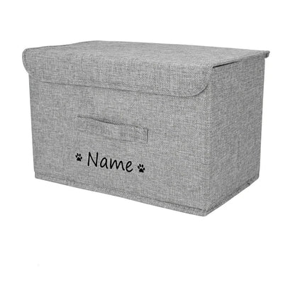 PETZZ Gepersonaliseerde Speelgoed Box Met Deksel - Opbergen & Opruimen