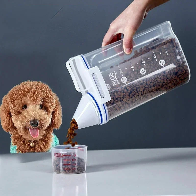 Récipient alimentaire hermétique pour chiens et chats