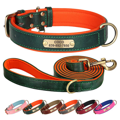 PETZZ Personal Halsband en Lijn Set - Stijlvol Wandelen met Uw Hond