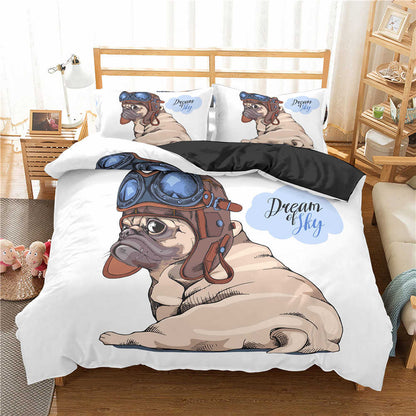PETZZ™ Cartoon Dog Duvet Cover