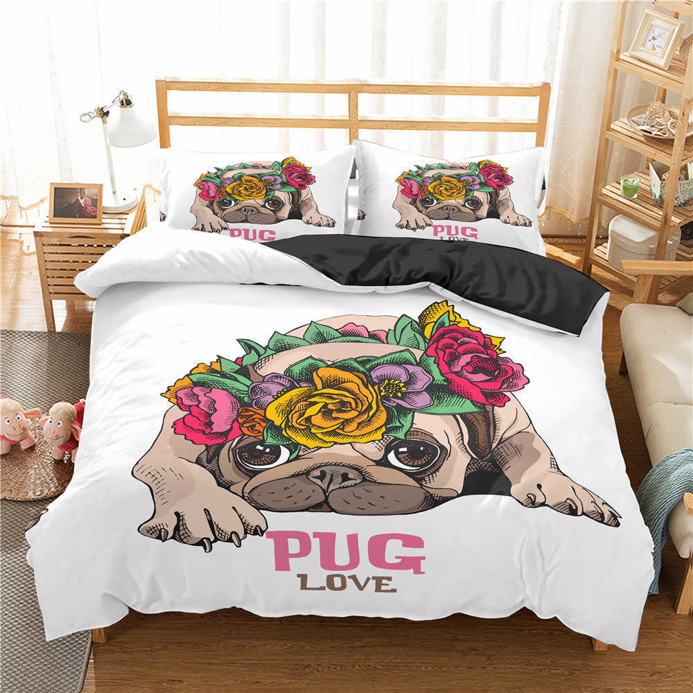 PETZZ™ Cartoon Dog Duvet Cover