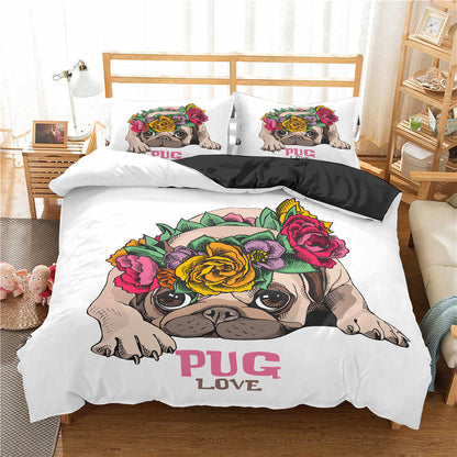 PETZZ™ Cartoon Dog Duvet Cover