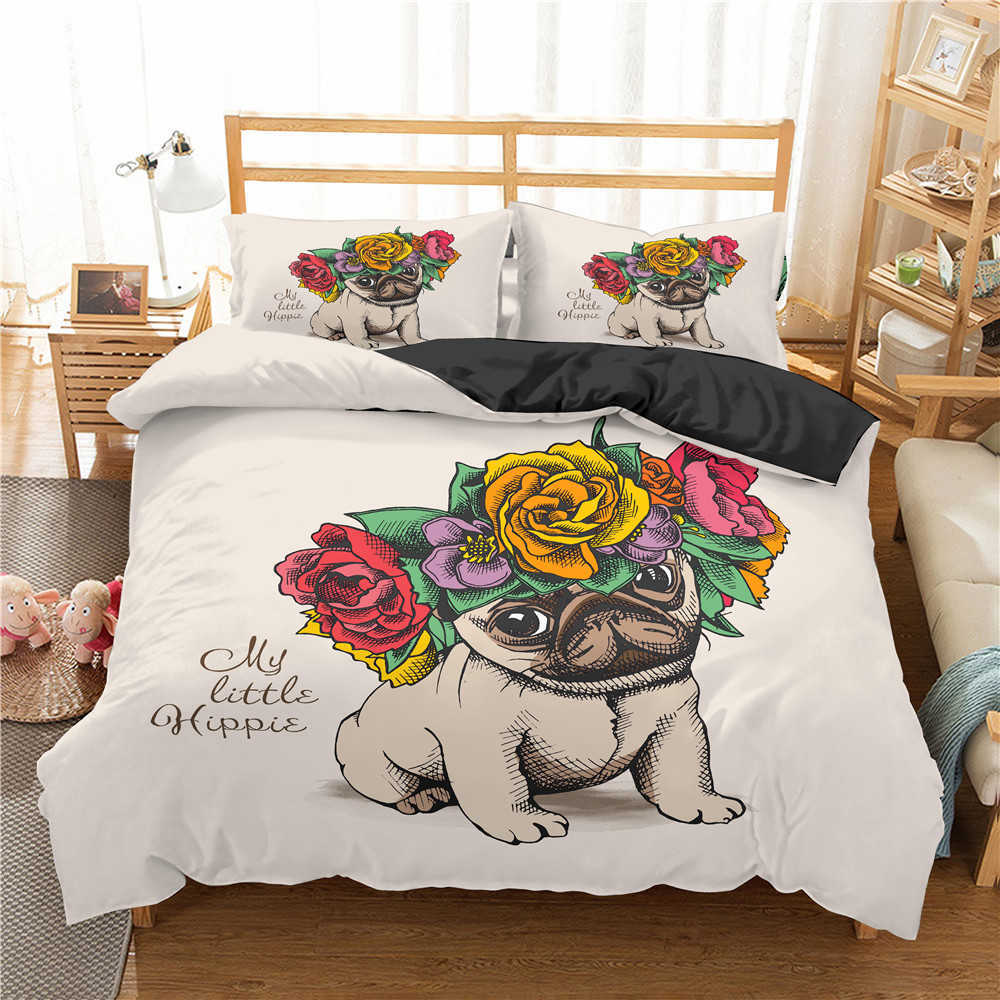 PETZZ™ Cartoon Dog Duvet Cover