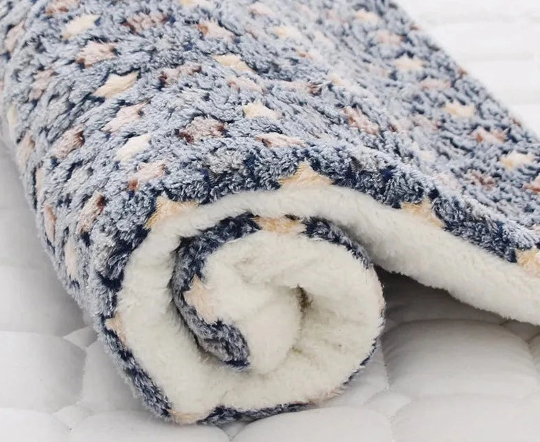 CosyPaws Fleece Mat - Heerlijk Zacht en Warm voor uw Huisdier