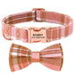 PawLoyalty™ Gegraveerde Halsband met Strik - Stijlvol en Klassiek