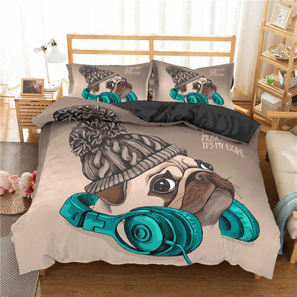 PETZZ™ Cartoon Dog Duvet Cover