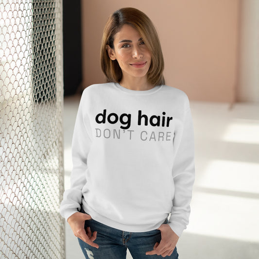 Poils de chien Don't Care Sweat-shirt ras du cou