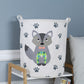 Adorable sac de rangement pour jouets pour chiens