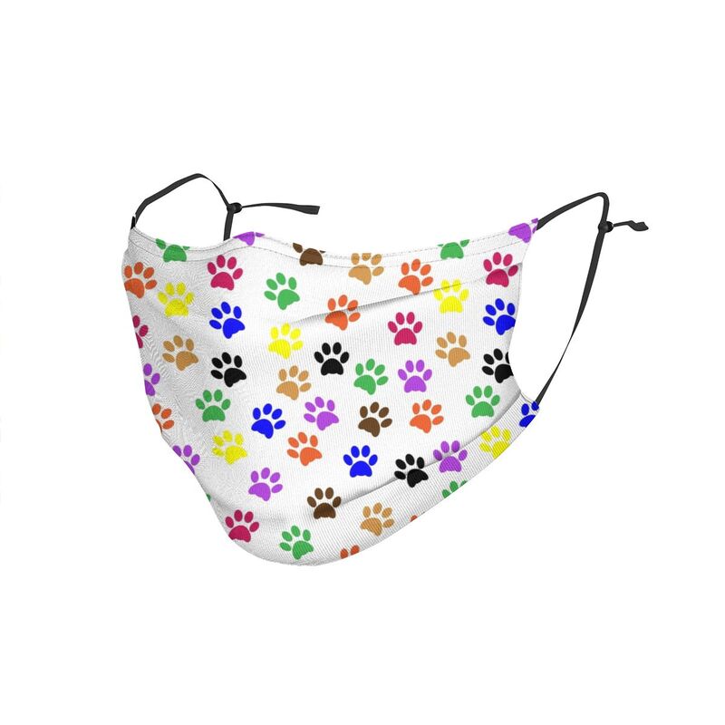 PETZZ™ Mouth Mask with Dog Paws Print