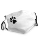 PETZZ™ Mondmasker met Hondenpootjes print