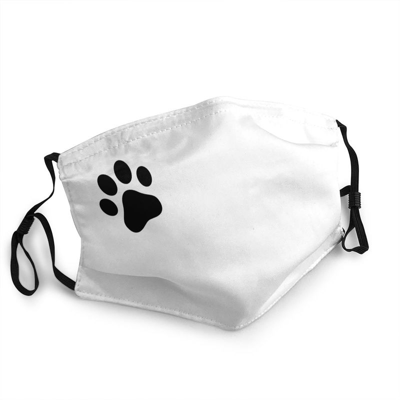 PETZZ™ Mouth Mask with Dog Paws Print