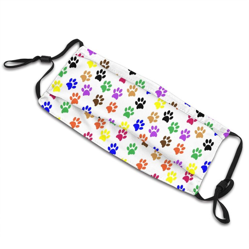 PETZZ™ Mouth Mask with Dog Paws Print
