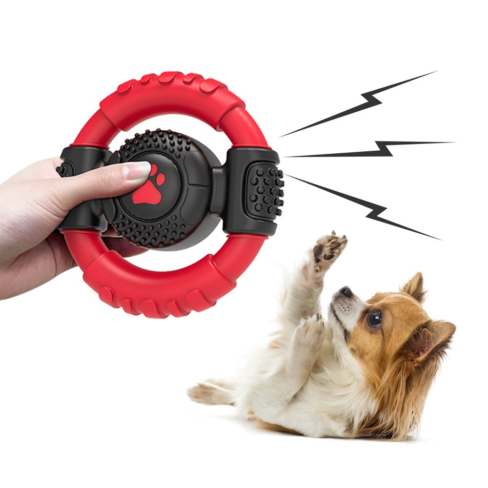 Interactieve Frisbee Met Geluid - Bevorderd Het Gebit - Hondenhoek