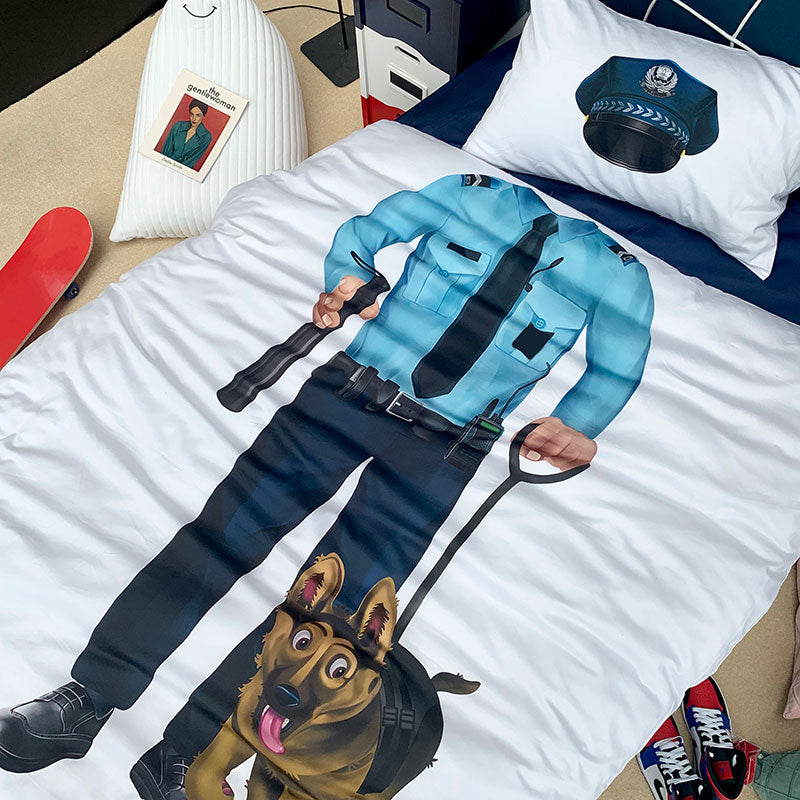 PETZZ Politie Dekbedovertrek - Slapen in stijl - Online Winkelen