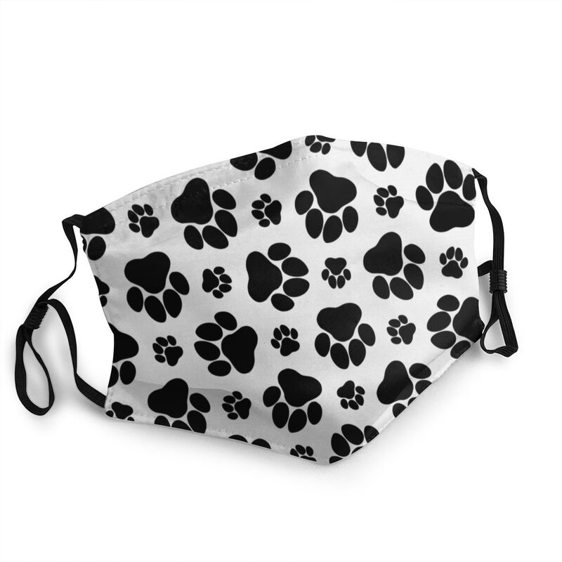 PETZZ™ Mouth Mask with Dog Paws Print