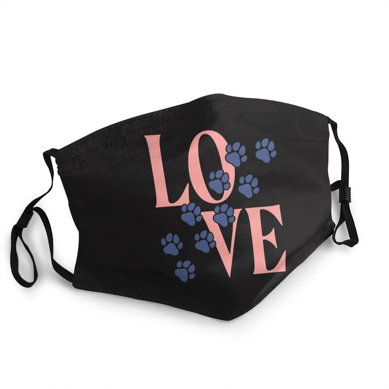 PETZZ™ Mouth Mask with Dog Paws Print